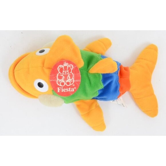 NEW - RARE! Vintage Fiesta Gus Yellow Green Tropical 13" Plush Stuffed Animal - Picture 2 of 8